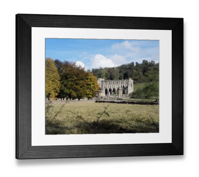 Framed Print : Rievaulx Abbey K031194 Framed Print : Rievaulx Abbey K031194