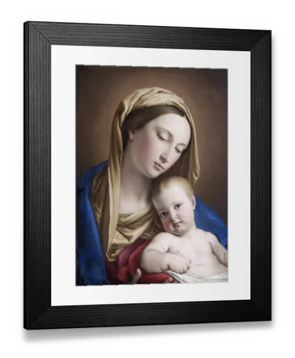 Framed Print : Salvi - Virgin and Child N070572