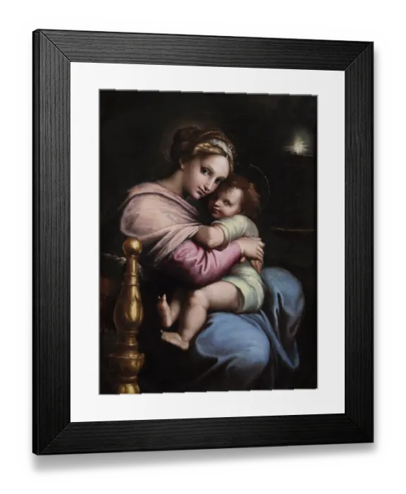 Framed Print : Virgin and Child N070575