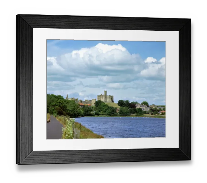 Framed Print : Warkworth Castle K040292 Framed Print : Warkworth Castle K040292