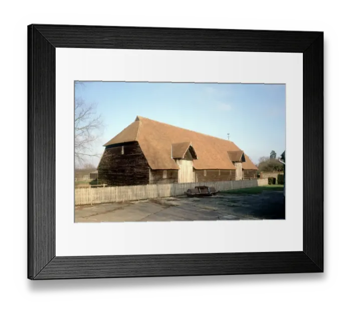 Framed Print : Priors Hall Barn K031216