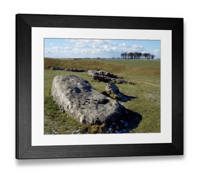 Framed Print : Arbor Low Stone Circle K060169