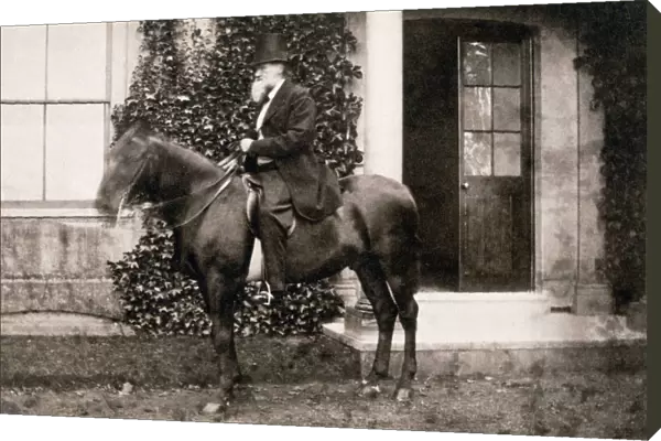 Charles Darwin on horseback K970217