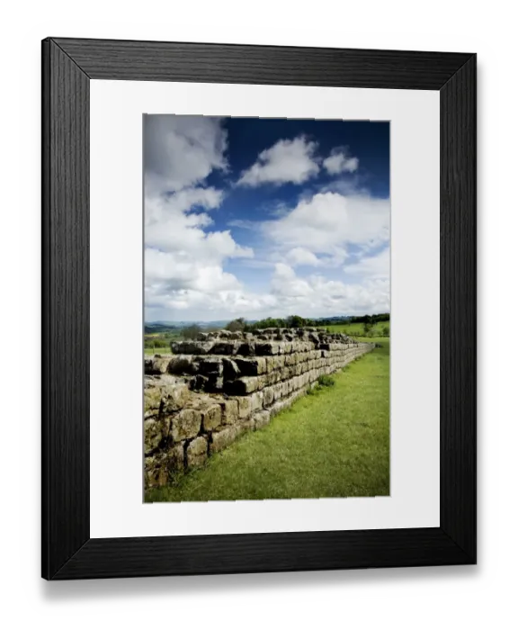Framed Print : Hadrians Wall N070986 Framed Print : Hadrians Wall N070986