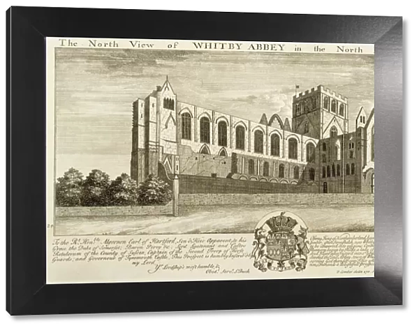 Whitby Abbey engraving J010105