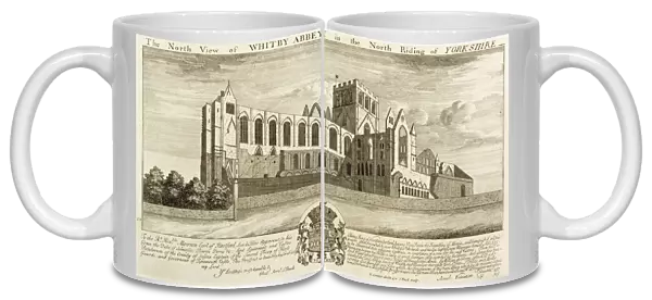 Whitby Abbey engraving J010105