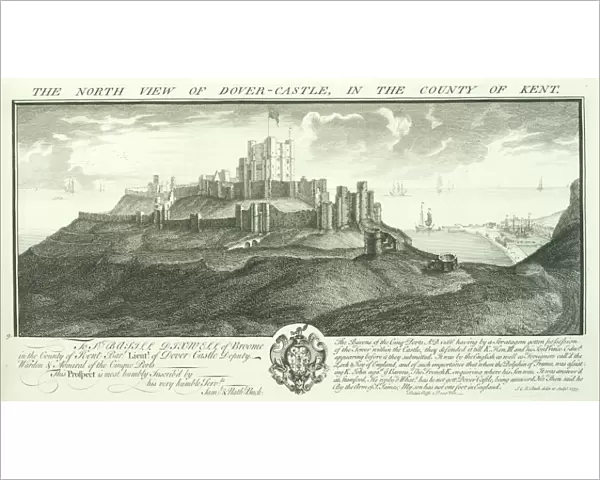 Dover Castle engraving N070808