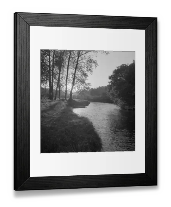 Framed Print : Rural river scene a079524 Framed Print : Rural river scene a079524