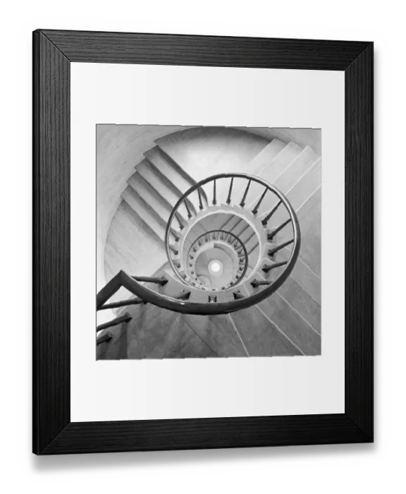 Framed Print : Spiral staircase a066740