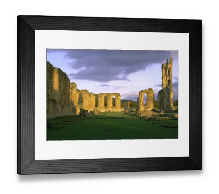 Framed Print : Byland Abbey K981257