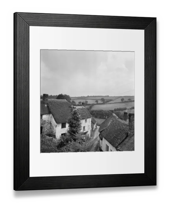 Framed Print : English village a079531 Framed Print : English village a079531