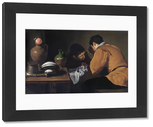 Velazquez - Two Young Men Eating at a Humble Table N070556