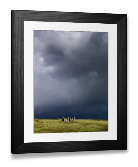 Framed Print : Powder Mills, Dartmoor N071126