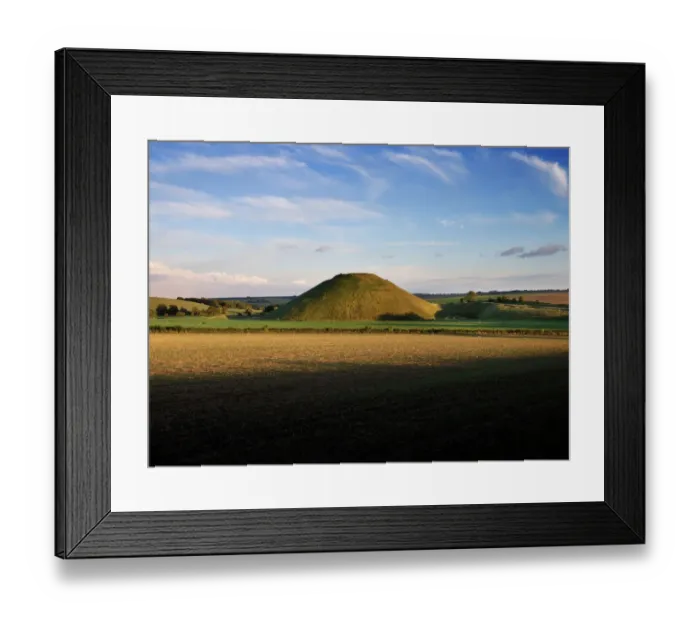 Framed Print : Silbury Hill N071113