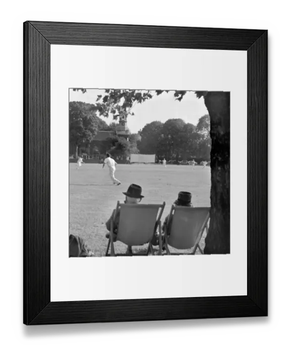 Framed Print : Cricket on Kew Green a064146