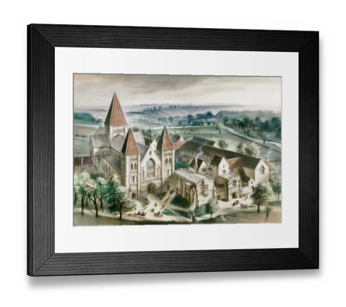 Framed Print : Castle Acre Priory J940262