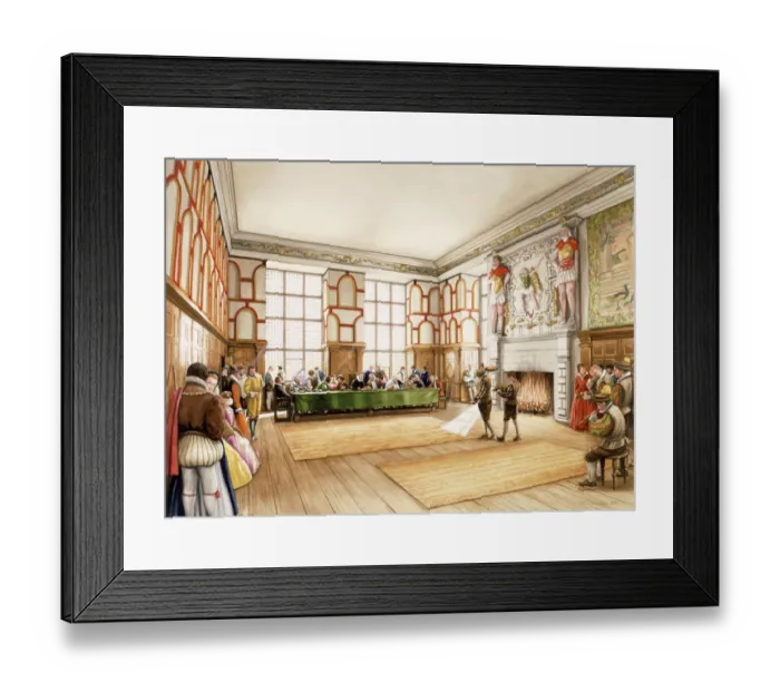 Framed Print : Hardwick Old Hall J980043