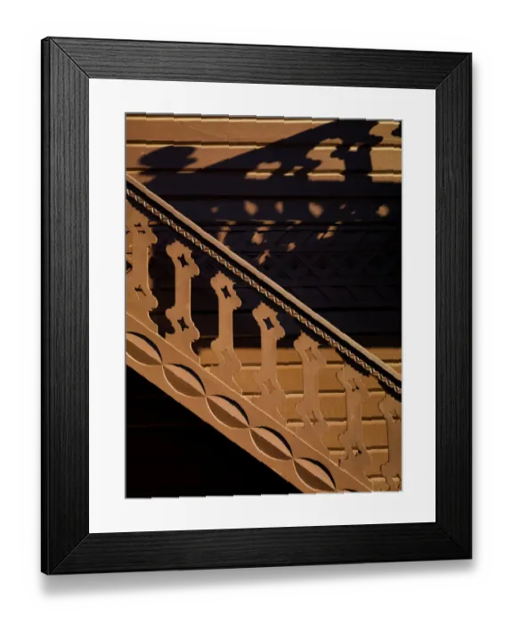 Framed Print : Swiss Cottage stairs at Osborne House N071193