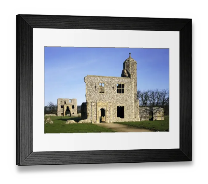 Framed Print : Baconsthorpe Castle K940090