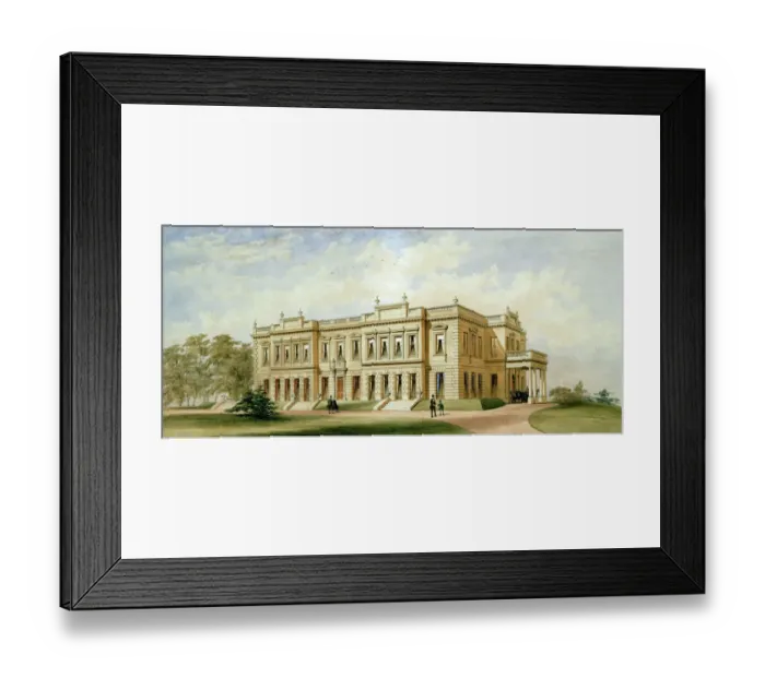 Framed Print : Brodsworth Hall painting K941063 Framed Print : Brodsworth Hall painting K941063