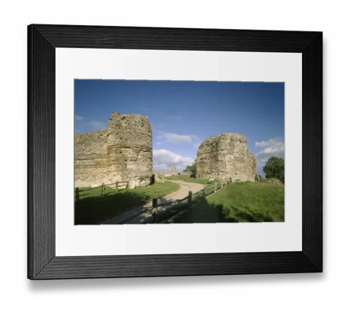 Framed Print : Pevensey Castle K981316