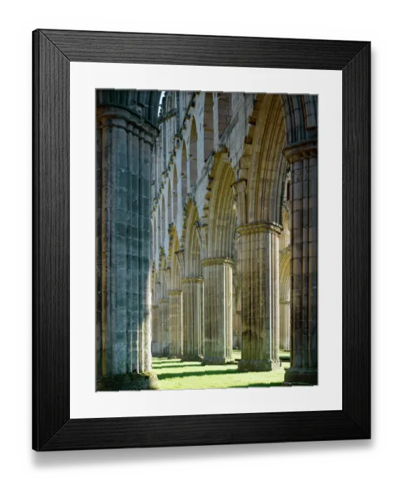Framed Print : Rievaulx Abbey J070047