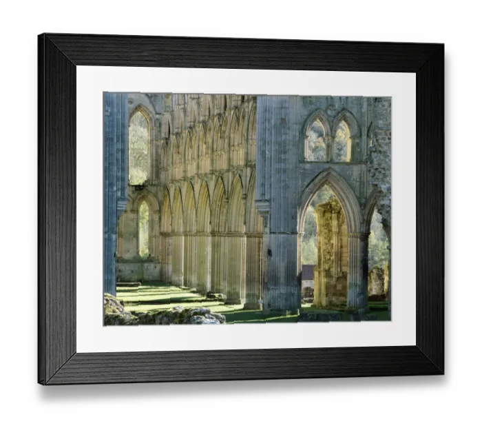 Framed Print : Rievaulx Abbey J070048