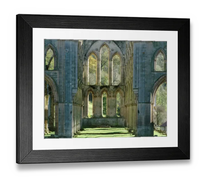 Framed Print : Rievaulx Abbey J070049
