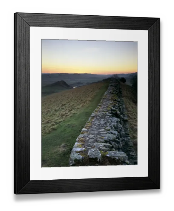 Framed Print : Hadrians Wall J080001 Framed Print : Hadrians Wall J080001