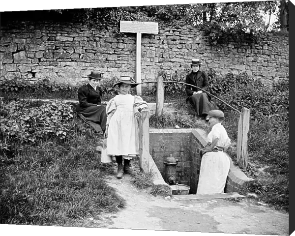 At the village water pump a97_05320