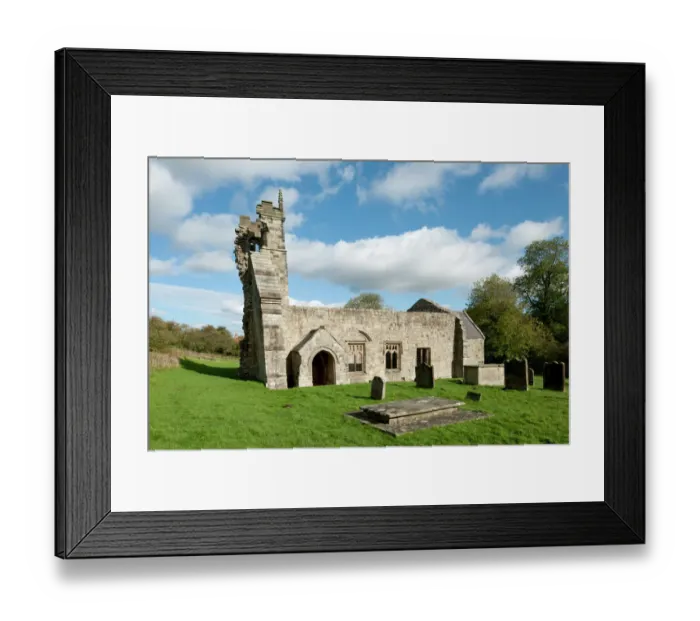 Framed Print : Wharram Percy N110347