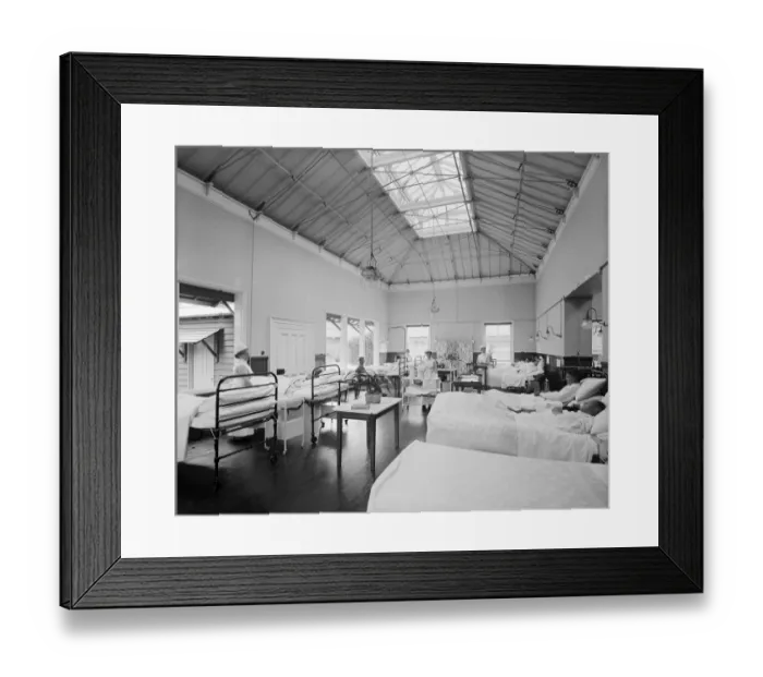 Framed Print : Military hospital BL23135 Framed Print : Military hospital BL23135