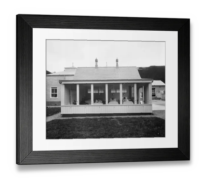 Framed Print : Open air ward BL23137