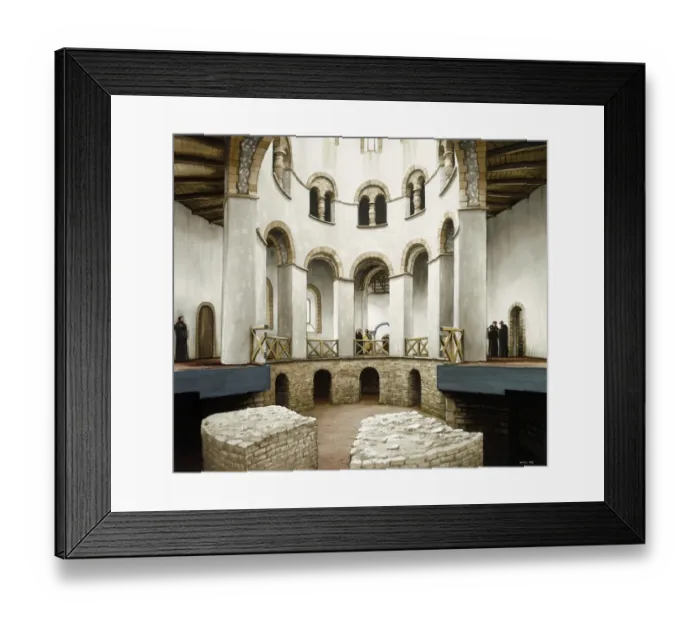 Framed Print : Abbot Wulfrics rotunda at St Augustines Abbey J000094 Framed Print : Abbot Wulfrics rotunda at St Augustines Abbey J000094