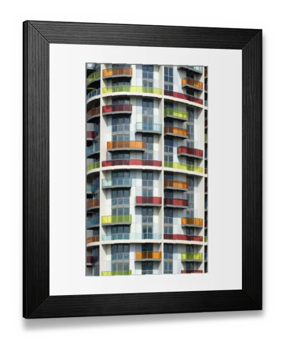 Framed Print : Icona Building N071218 Framed Print : Icona Building N071218