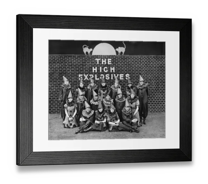 Framed Print : High Explosives concert party BL24001_126