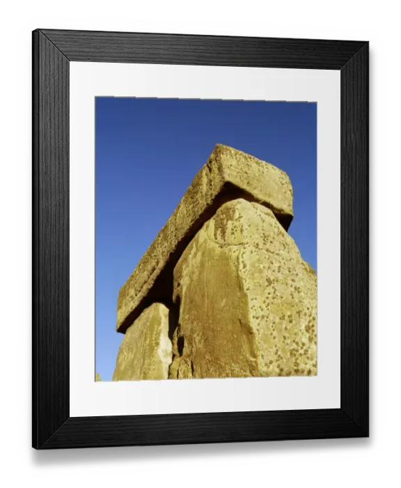 Framed Print : Stonehenge trilithon K040958
