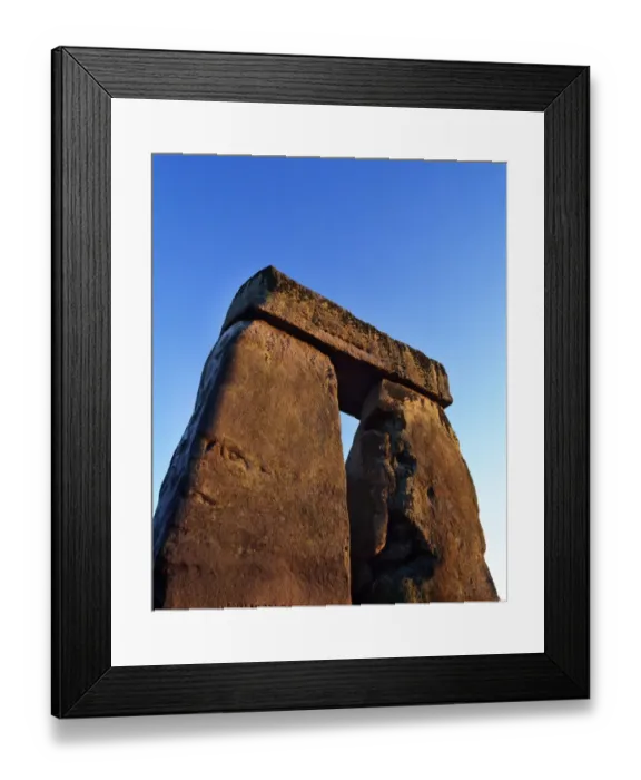 Framed Print : Stonehenge trilithon K040959