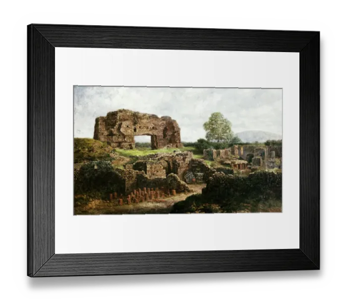 Framed Print : Wroxeter Roman City E910155