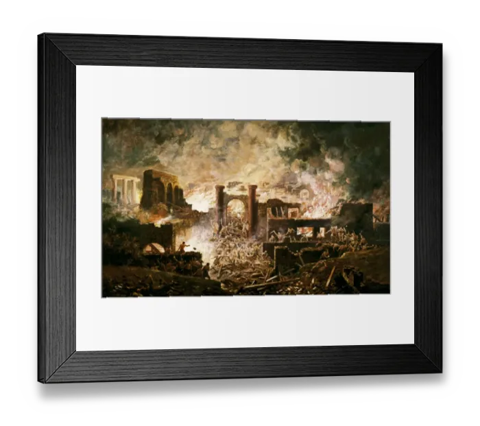 Framed Print : Roman Battle Scene E950405