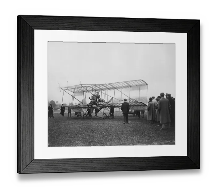 Framed Print : Farman Biplane EGP_22662_53 Framed Print : Farman Biplane EGP_22662_53