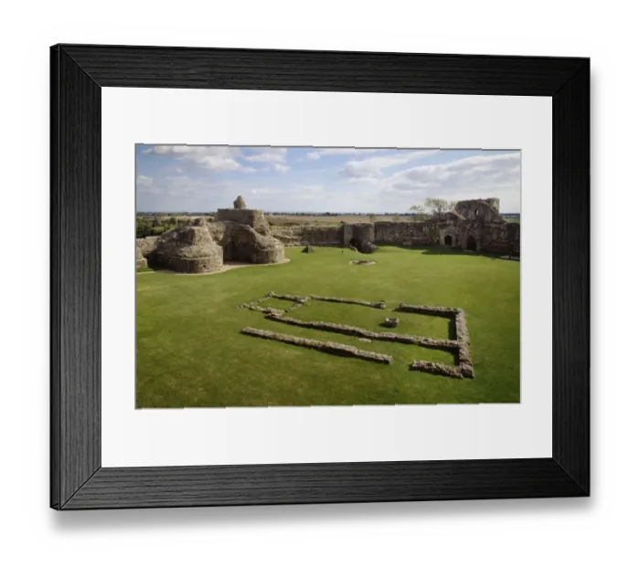 Framed Print : Pevensey Castle K981313