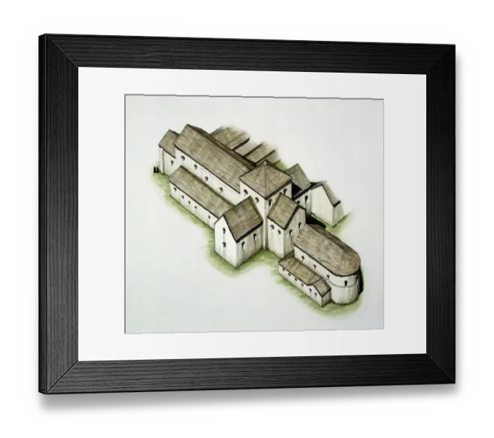 Framed Print : St Augustines Abbey J000090 Framed Print : St Augustines Abbey J000090