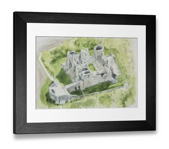 Framed Print : Goodrich Castle J050069