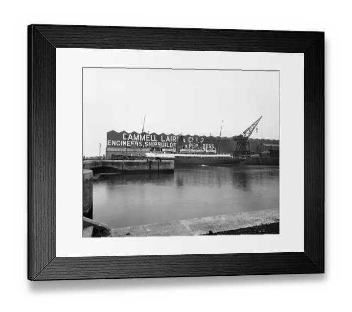 Framed Print : Cammell Laird shipyard at Birkenhead BL22201_011A