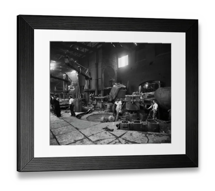 Framed Print : Steel production, Barnsley BL22301_002