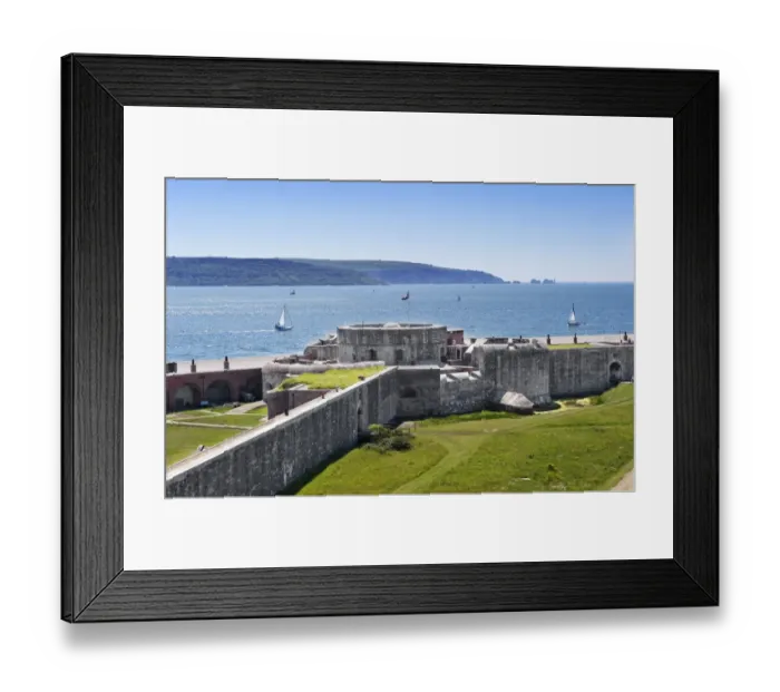 Framed Print : Hurst Castle N120047