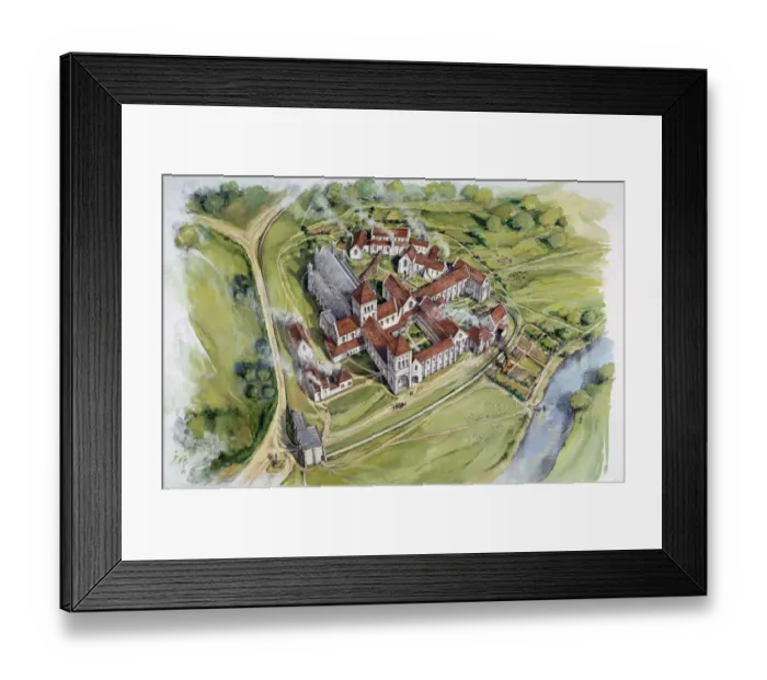 Framed Print : Kirkham Priory J030002 Framed Print : Kirkham Priory J030002