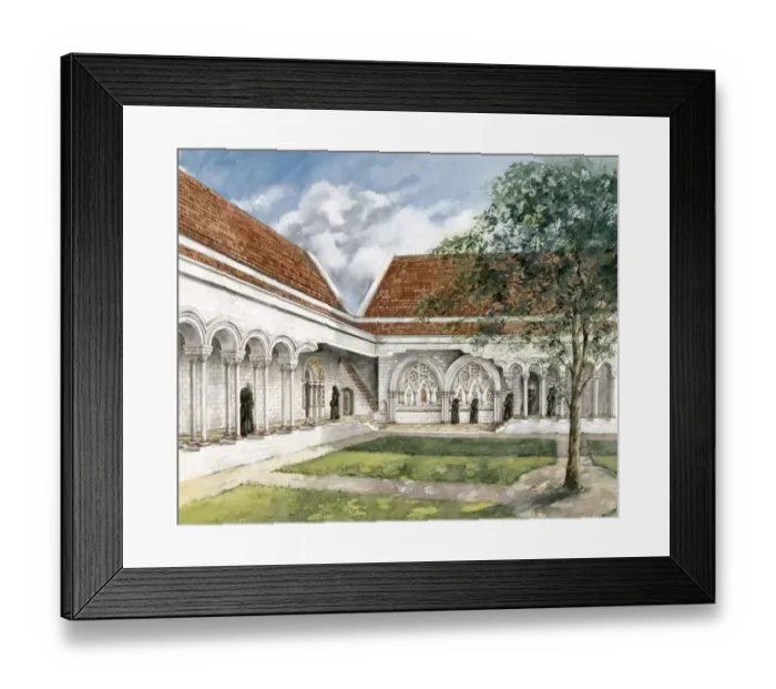 Framed Print : Kirkham Priory J030004
