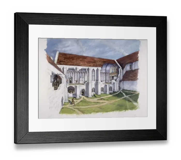 Framed Print : Kirkham Priory J030006